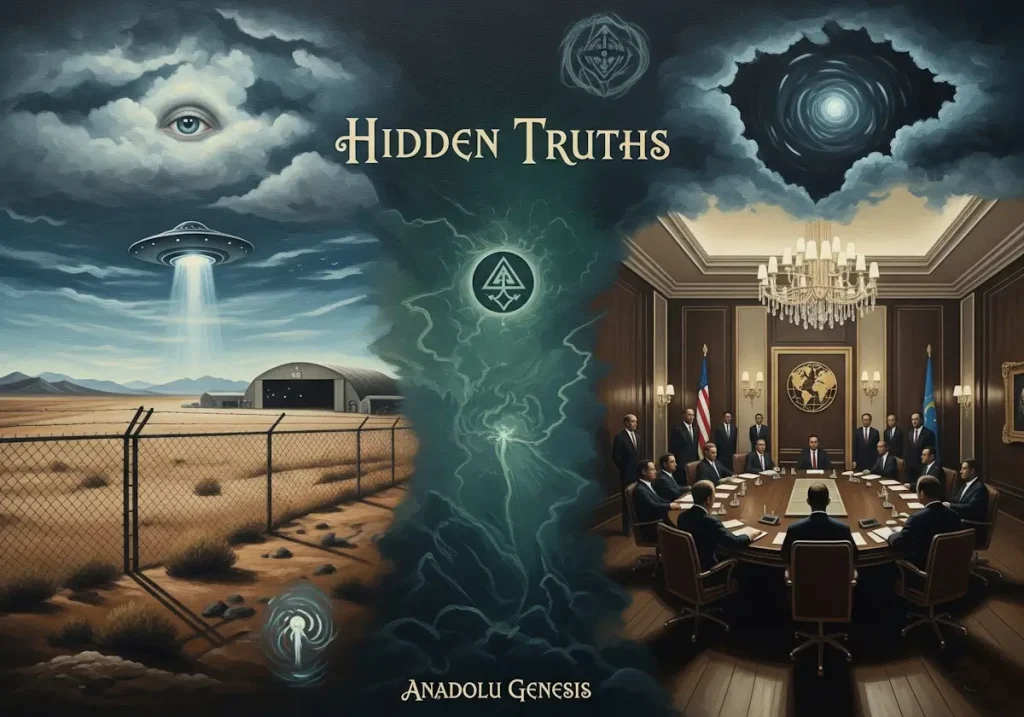 51.Bölge, gizli deneyler, elit toplantılar ve medya kontrolü Anadolu Genesis’te. Modern dünyanın sırları, tarih ve gizemle buluşuyor!