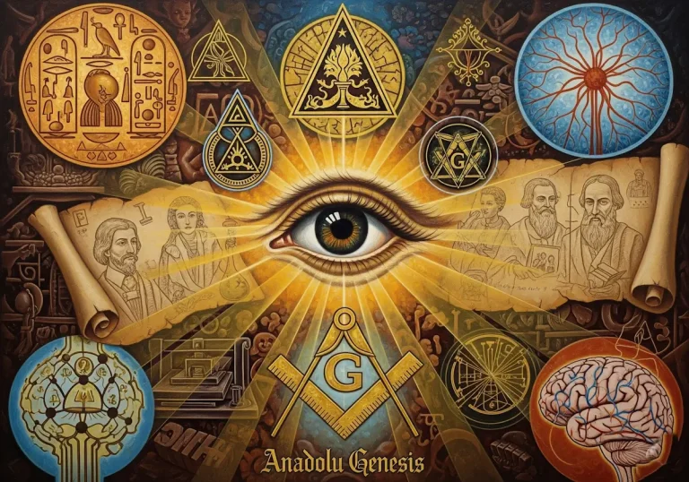 Masonik Göz’ün tarihî kökleri ve psikolojik etkisi Anadolu Genesis’te. Antik Mısır’dan modern dünyaya, sembollerin gizemi ve gücü açığa çıkıyor!