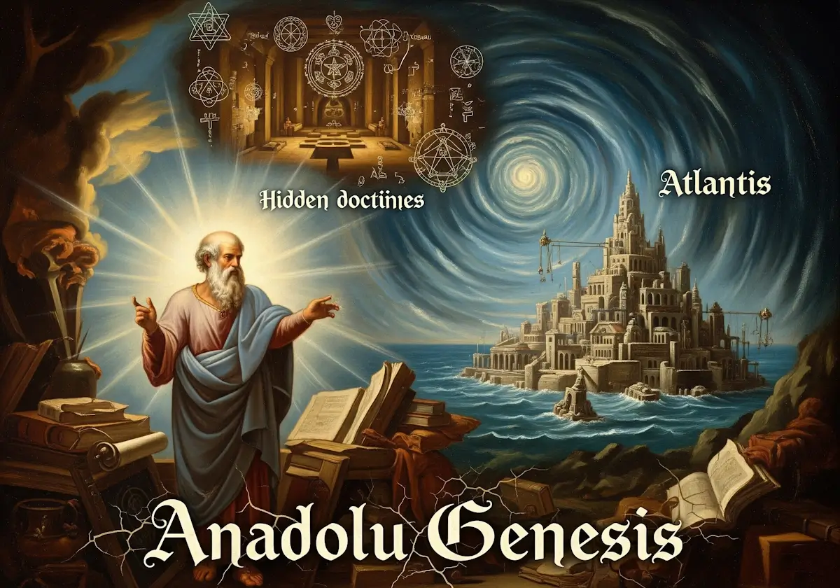 Platon'un Atlantis efsanesi, yazılmamış sırları ve ezoterik öğretilerini Anadolu Genesis'te keşfedin. Felsefe ile gizemin kesiştiği heyecan verici bir yolculuk bekliyor!